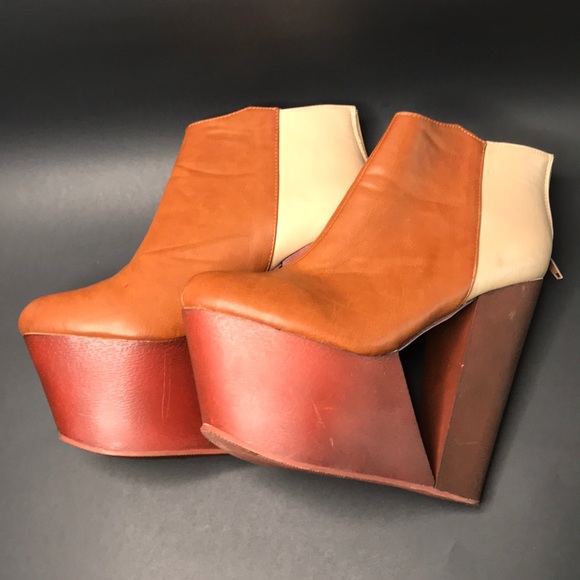 Modern Aesthetic Platform Shoes Ankle Booties - Picture 11 of 14